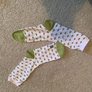 11 pairs of fun socks